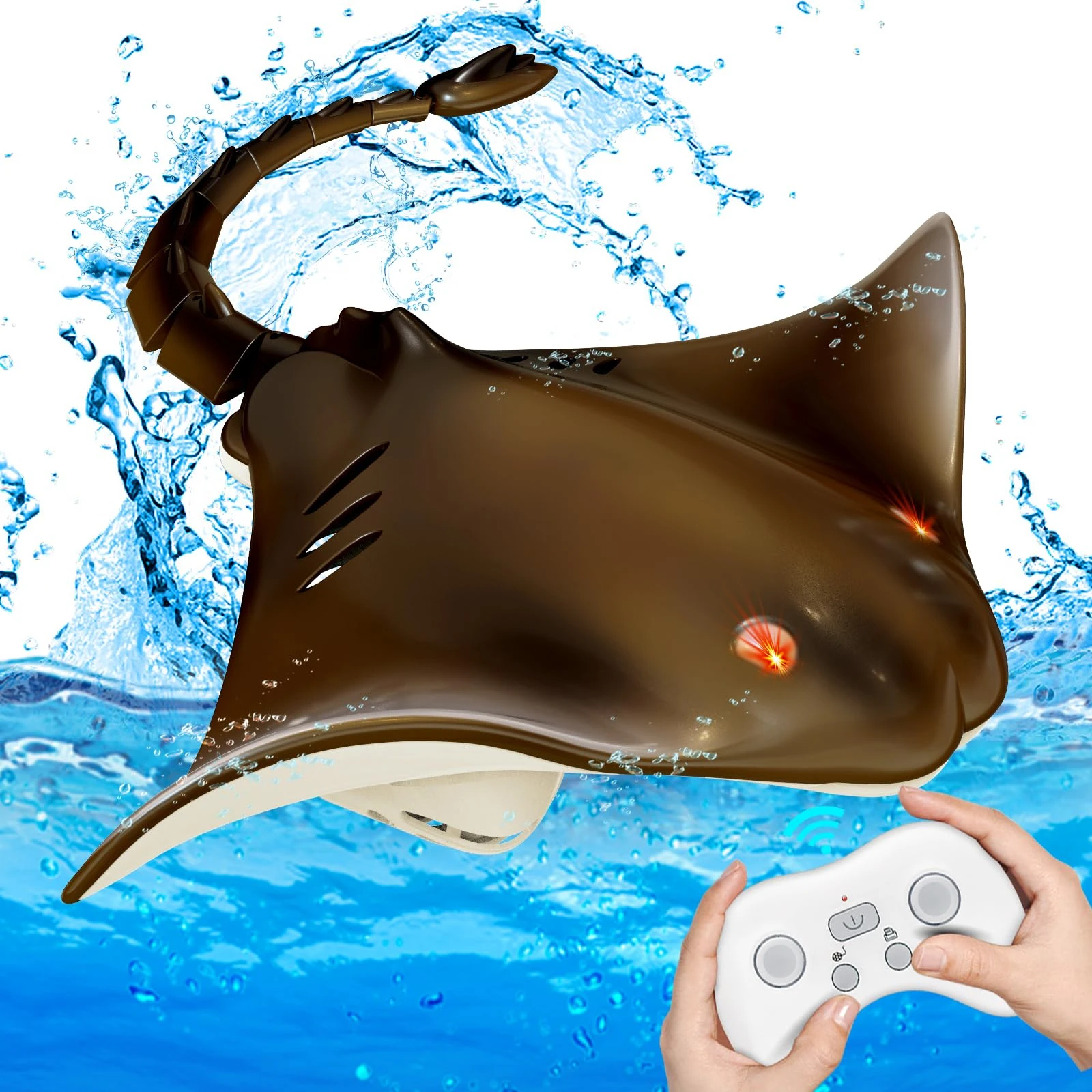 Rc Hobby Grade Boat - Havuz için 2.4G Uzaktan Kumandalı Köpekbalığı