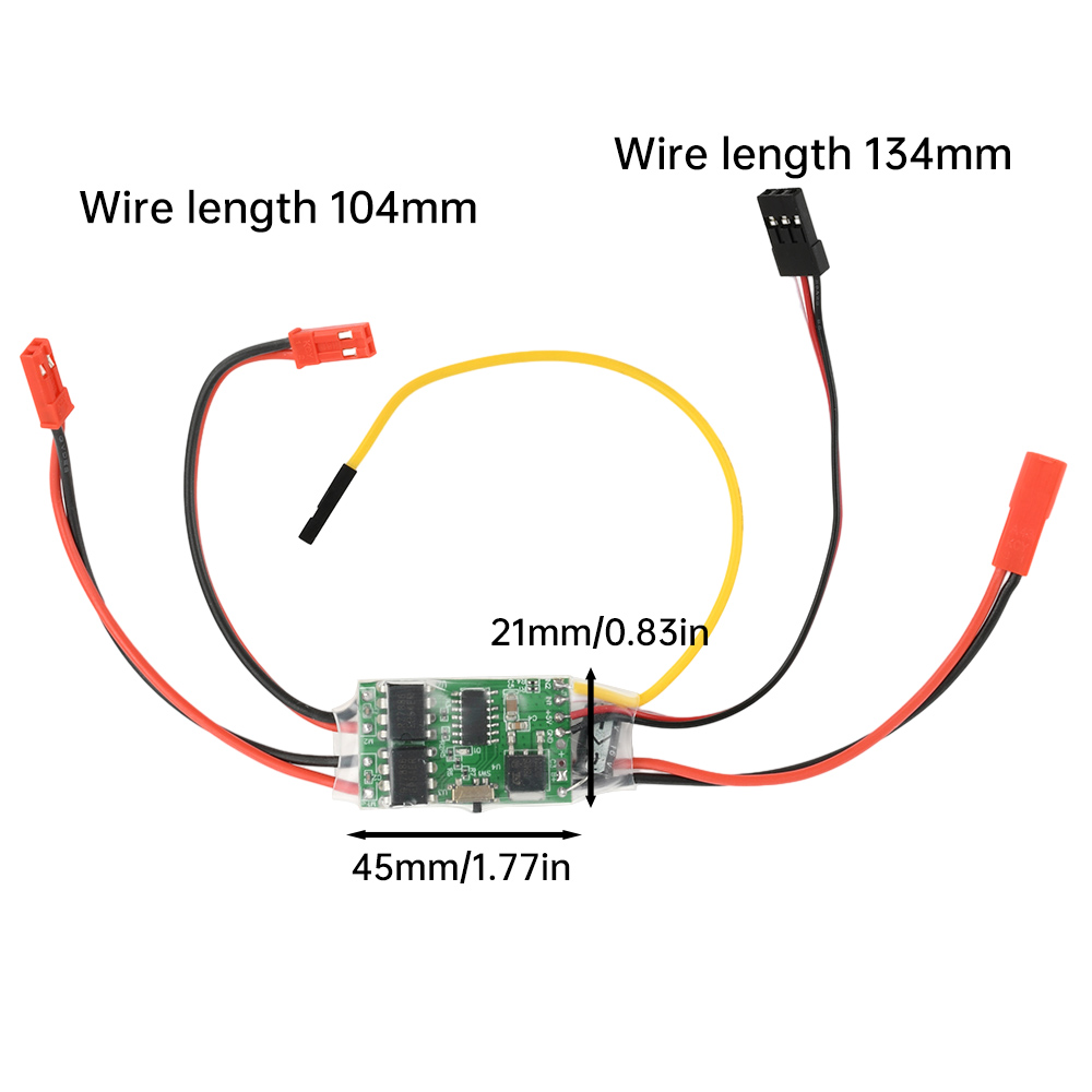 Rc Hobby Track - Çift Kanallı Çift Yönlü ESC Fırçalı