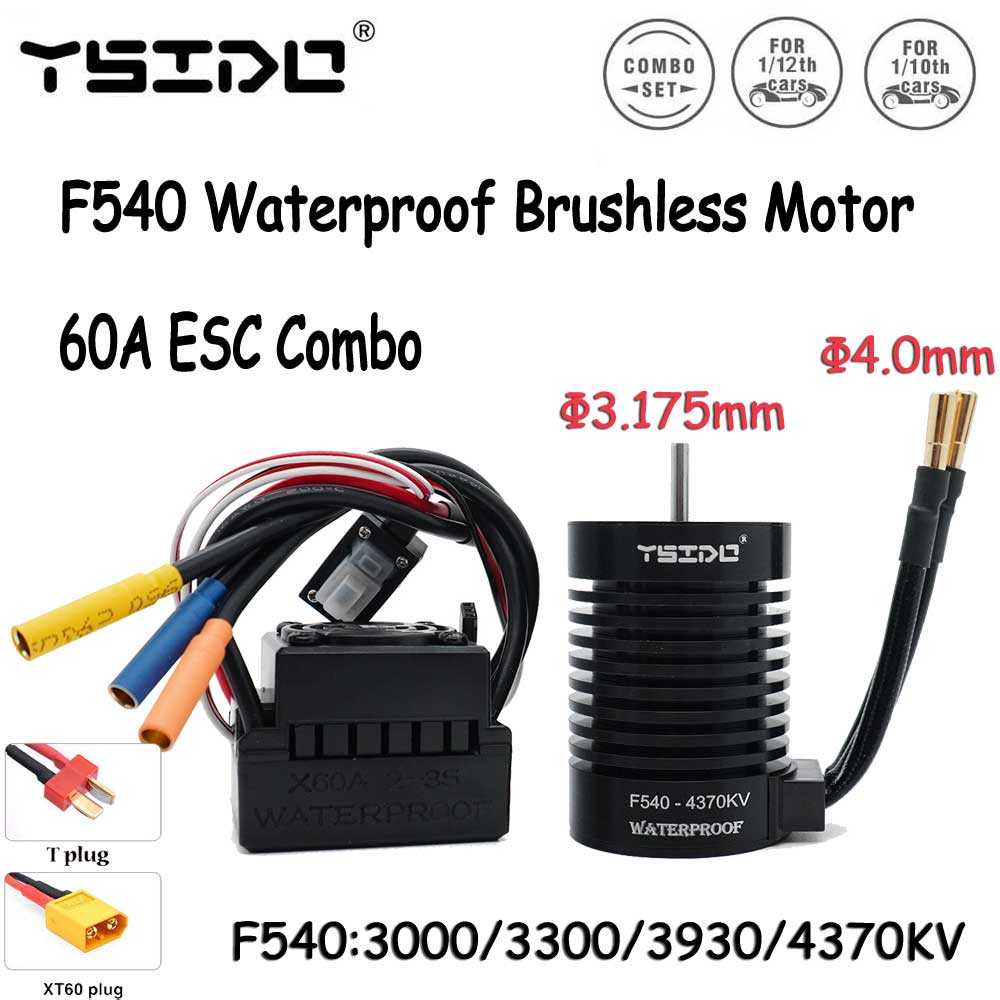 Esc Waterproof 60A - F540 Sensörsüz Su Geçirmez Fırçasız Motor