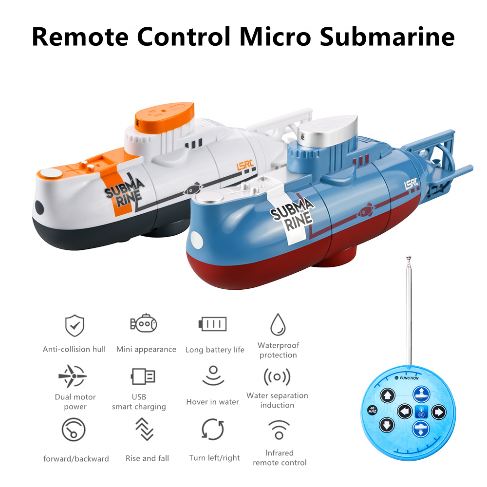 Rc Submarine Water - Simülasyon Mikro Kablosuz Uzaktan Kumandalı Denizaltı