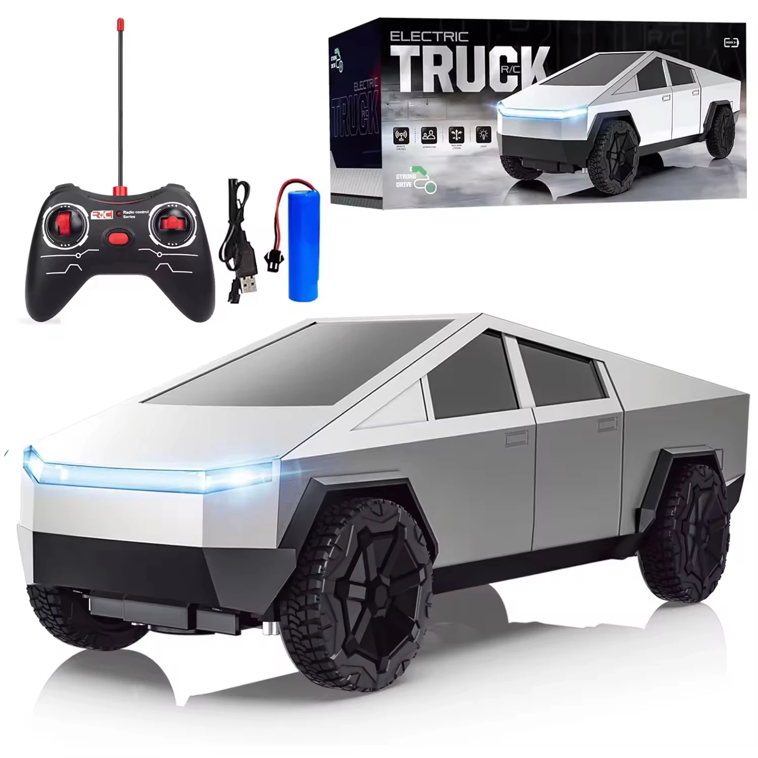 Rc Hobby Tech Bali - 1:24 RC Cybertruck Pikap 4WD Arazi