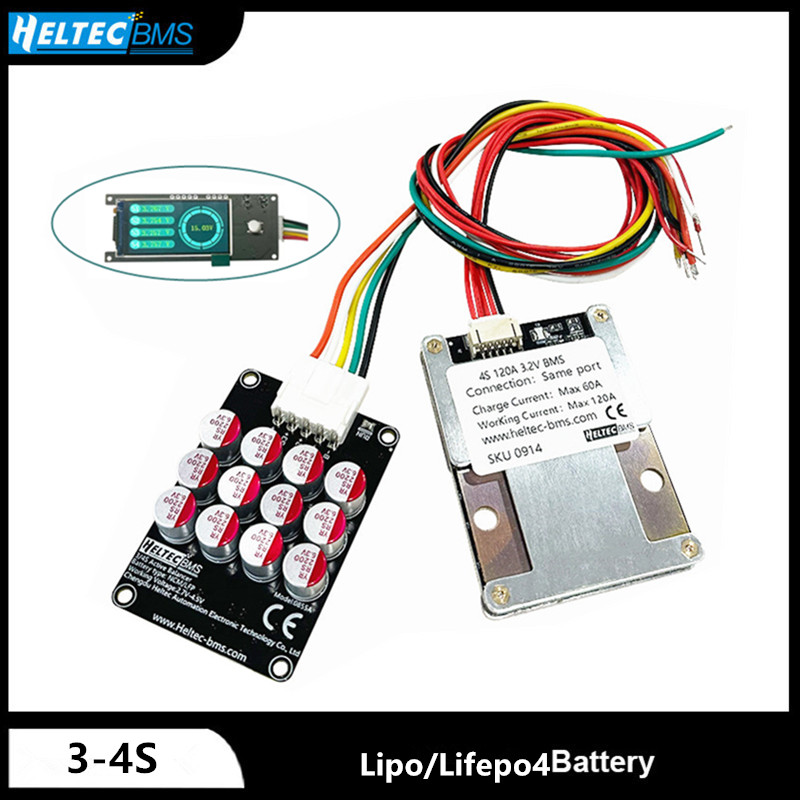 Lipo Battery 4S - BMS 3S4S Dengeleyici 100A 120A 160A