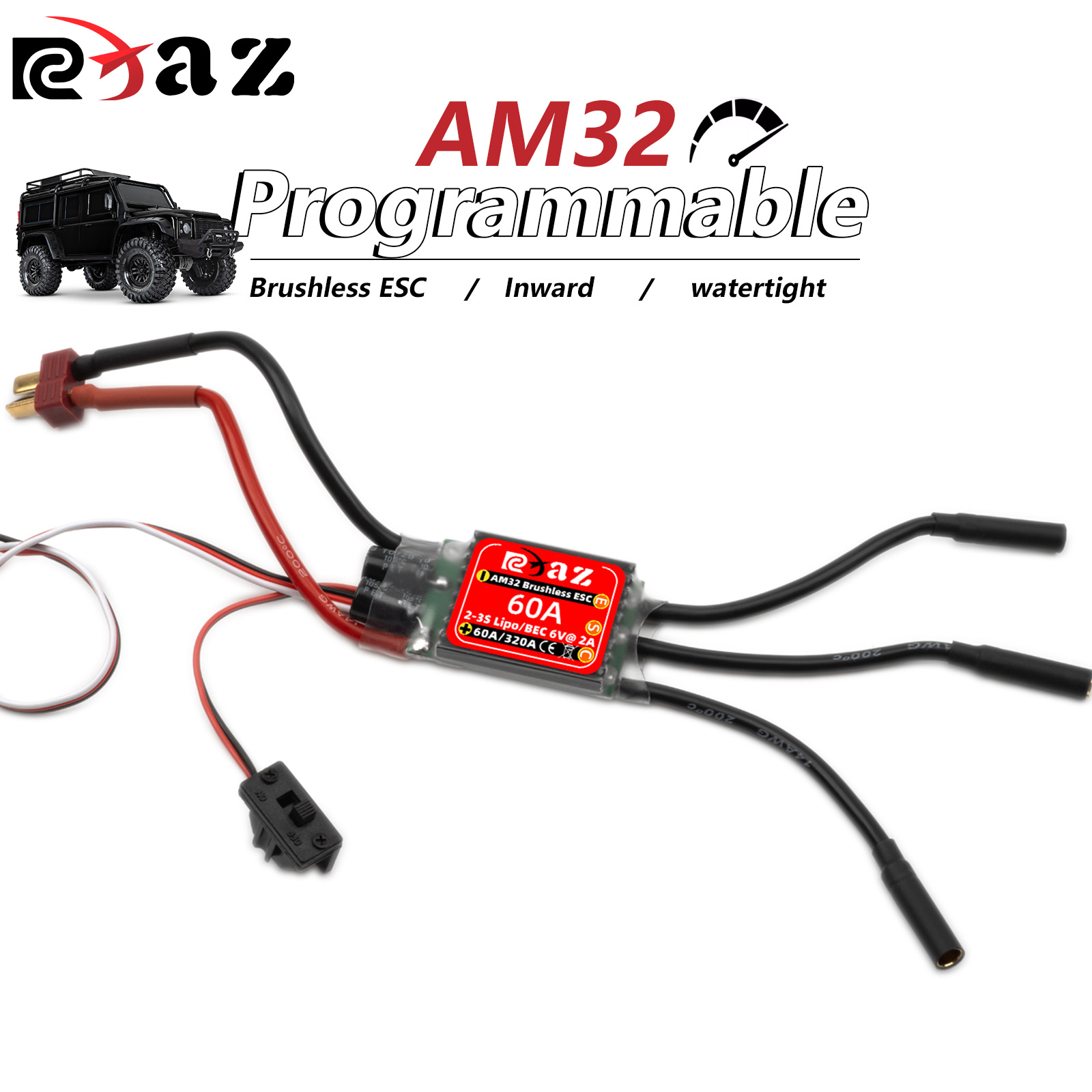 Rc Submarine Water - RCXAZ AM32 60A Fırçasız ESC Elektronik