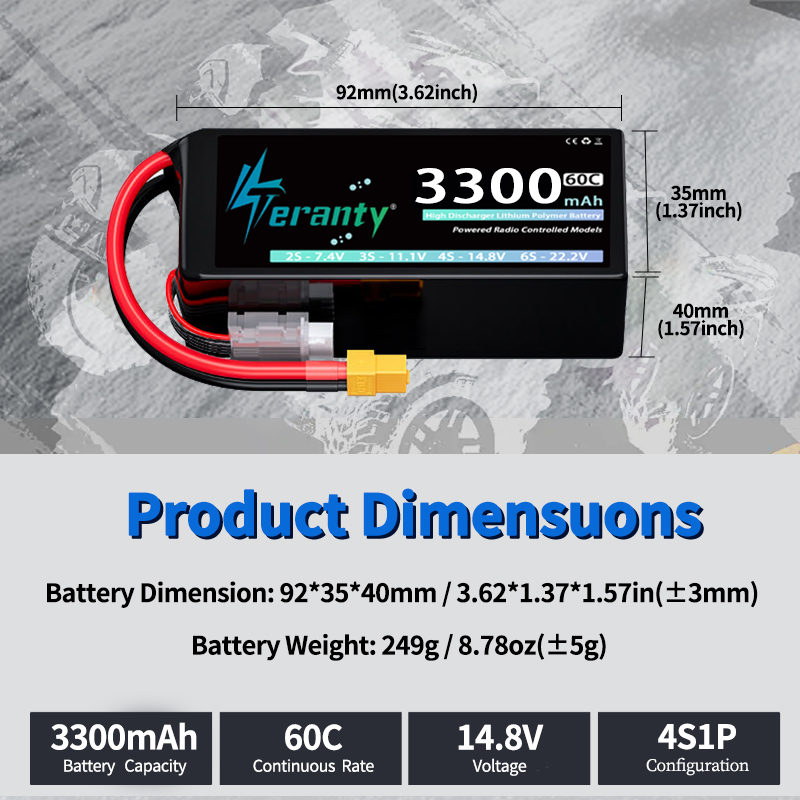 TERANTY 4S 3300mAh Lipo Pil 14 - Lipo Battery 4S incelemesi ve fiyatı
