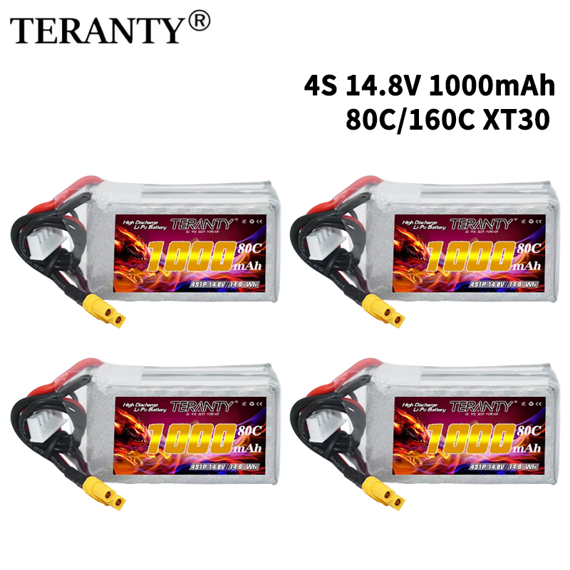 TERANTY 4S 1000mAh 14.8V 80C/1 - Lipo Battery 4S incelemesi ve fiyatı