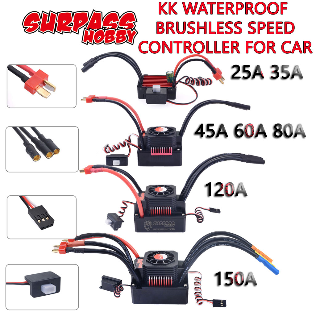 Aşmak hobi KK ESC su geçirmez  - Esc Waterproof 60A incelemesi ve fiyatı