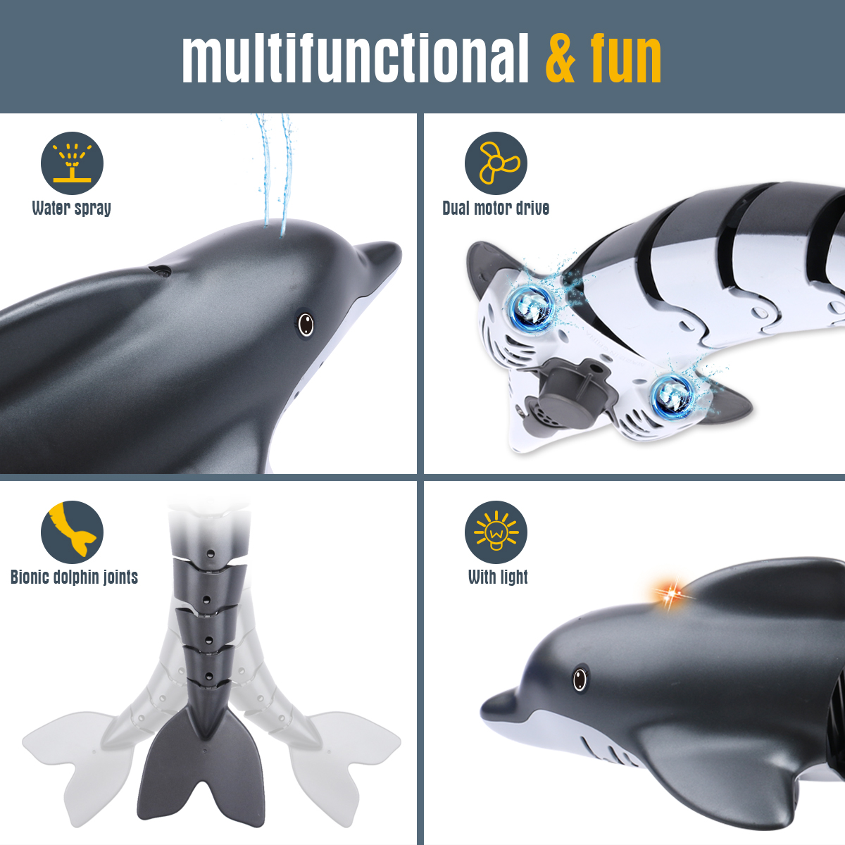 Köpekbalığı Rc yunus balina sp - Rc Submarine Water incelemesi ve fiyatı
