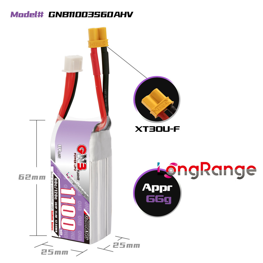 GNB 1100 mAh 2 S 3 S 4 S 6 S 6 - Lipo Battery 4S incelemesi ve fiyatı