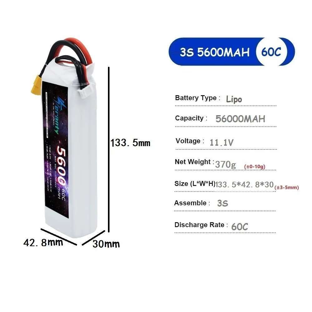 TERANTY 5600MAH 60C 2S 3S 4S 6 - Lipo Battery 4S incelemesi ve fiyatı