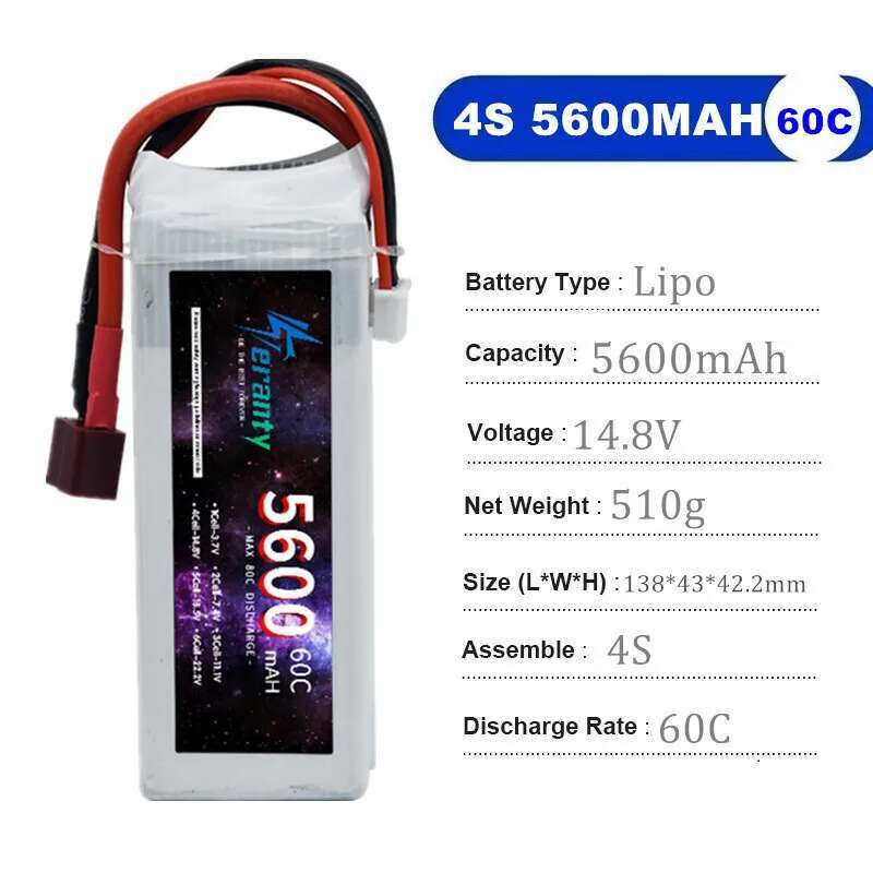 TERANTY 5600MAH 60C 2S 3S 4S 6 - Lipo Battery 4S incelemesi ve fiyatı