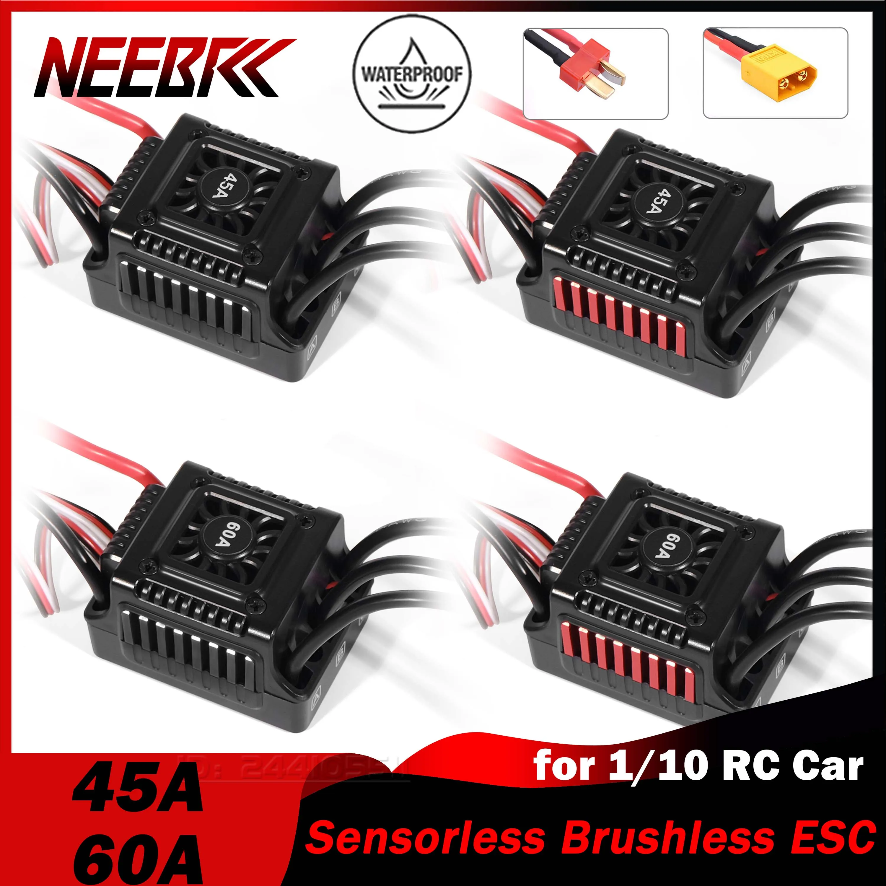 NEEBRC 45A 60A Sensörsüz Fırça - Esc Waterproof 60A incelemesi ve fiyatı
