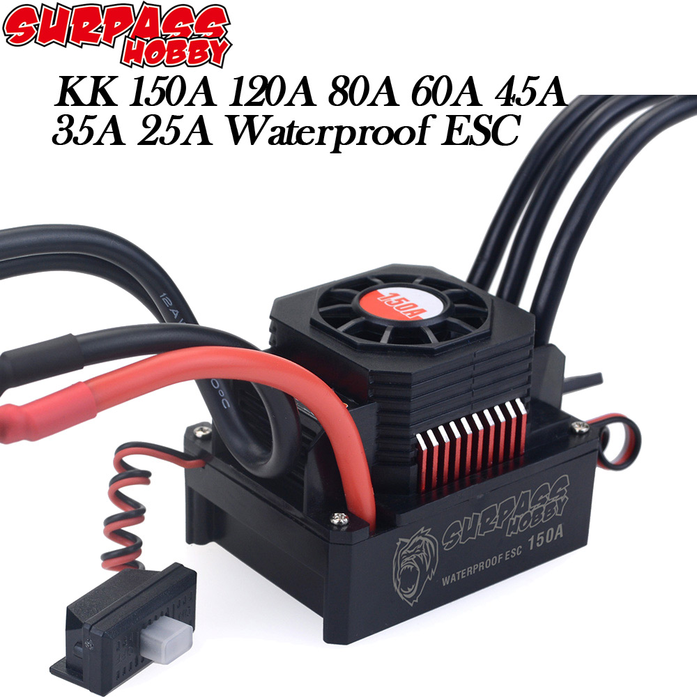 Aşmak hobi su geçirmez fırçası - Esc Waterproof 60A incelemesi ve fiyatı